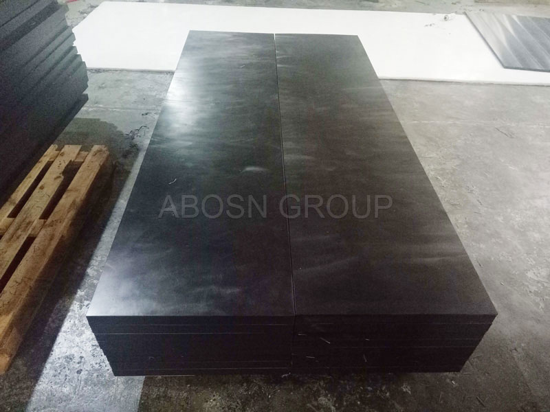 Boron - UHMWPE Containing Polyethylene Neutron Absorb Plate From Korean Customer Order