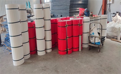 Finisehd two color uhmwpe liner products for Israeli client
