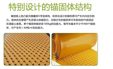 HDPE V Lock Liner -Concrete Protective Liner