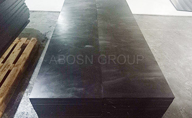 Boron - UHMWPE Containing Polyethylene Neutron Absorb Plate From Korean Customer Order