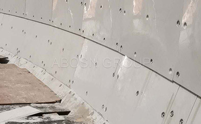 Installation items of UHMWPE polyethylene silo lining board