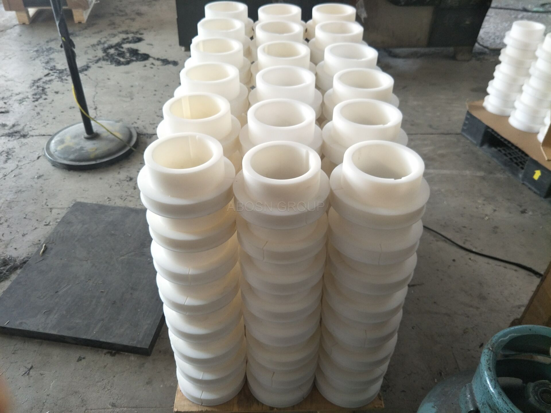 Polyethylene Roller Idler Polyethylene Belt Conveyor UHMWPE Pile Roller,UHMW-PE Roller Chain Guides