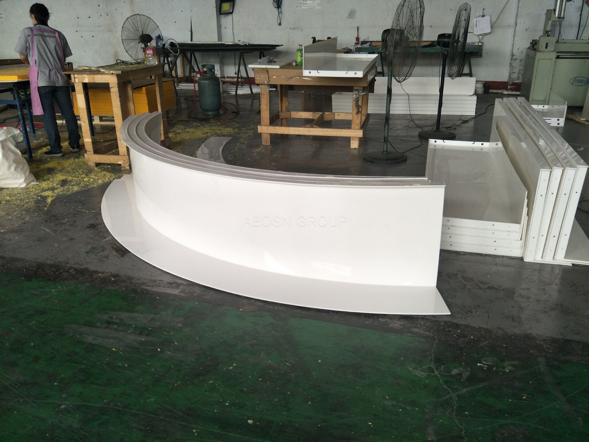 PP floorball rink barriers HDPE ice hockey rink fence panels for sale