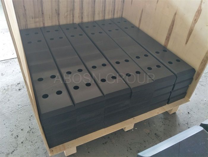 factory direct sale polymer amphibious excavator track shoes/cleats for caterpillar band made in china