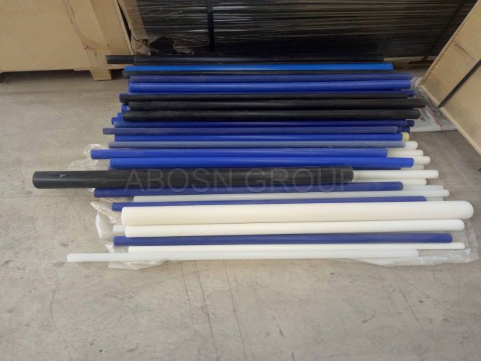 Extruded pe polyethylene plastic rod HDPE solid round rod