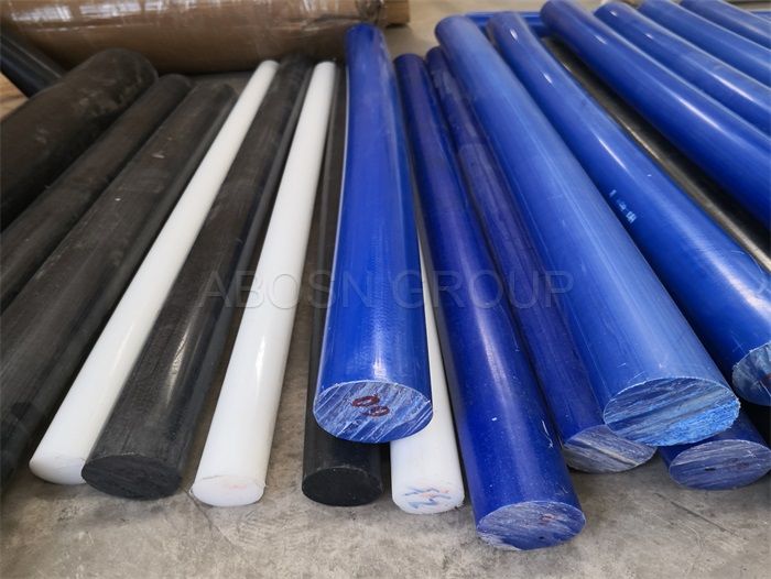 Extruded pe polyethylene plastic rod HDPE solid round rod