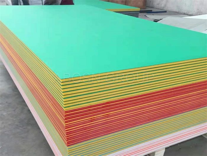 CNC three layered color HDPE Panel Sheet dimensions for Children's playground decorations