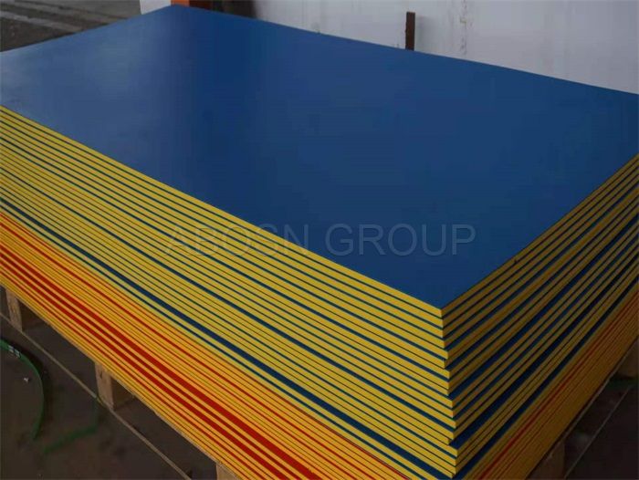 CNC three layered color HDPE Panel Sheet dimensions for Children's playground decorations