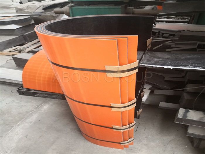 double color bunker uhmwpe liner wear resistance boards