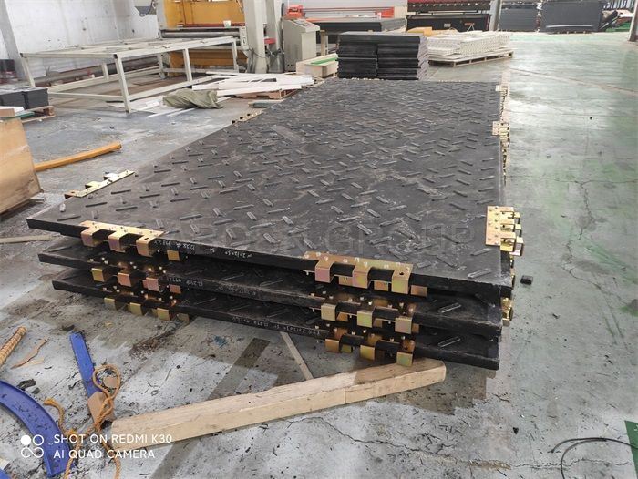 UHMWPE Heavy duty tracked vehicle mat drilling rig floor mat Composite rig mats