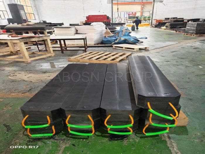 High impact resistance UHMWPE outrigger pad heat resistant pads for crane