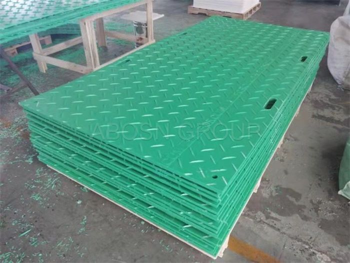 Plastic road plates Composite Mat System protected grass mat