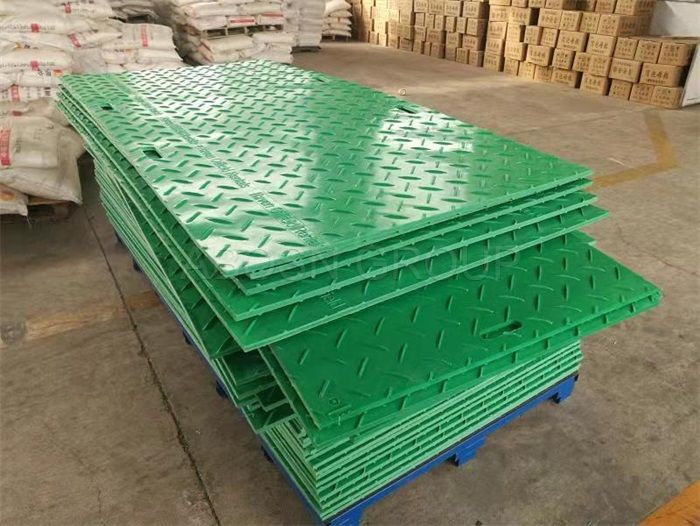 Plastic road plates Composite Mat System protected grass mat