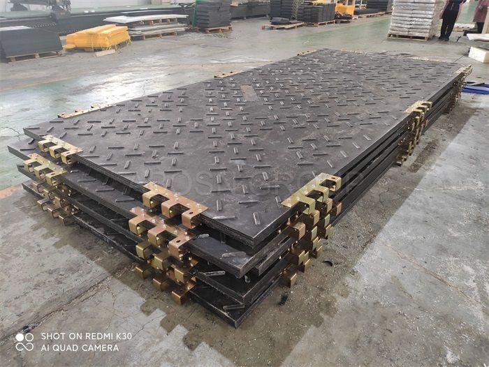 Plastic Ultra High Molecular Weight Polyethylene sheet UHMWPE Construction temporary road access mats/panel