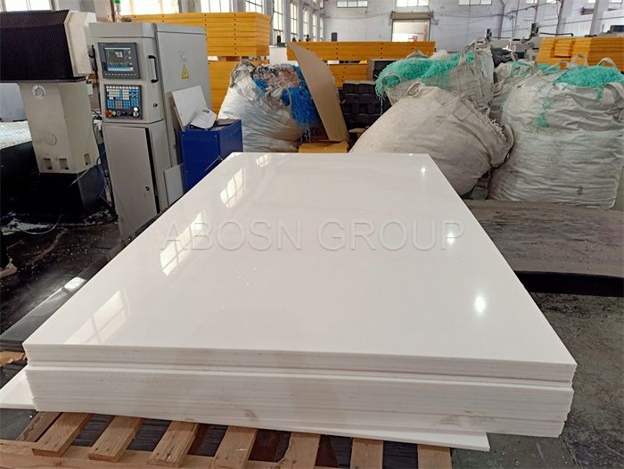 virgin white hdpe sheet, high density polyethylene board, PE500 plastic plate factory price high density polyethylene plates
