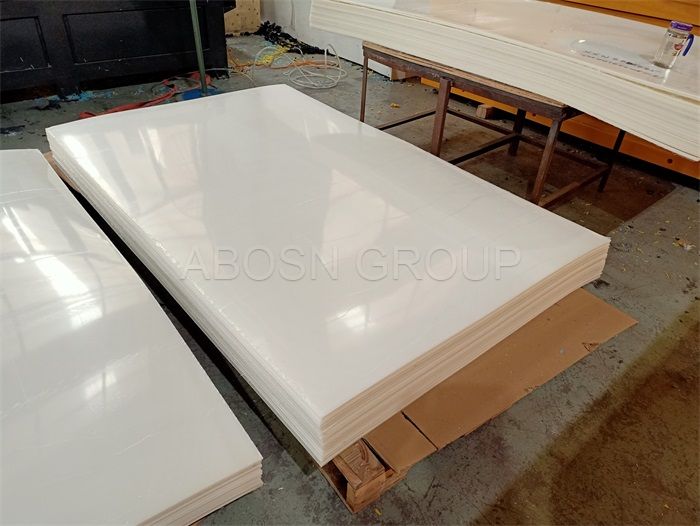 virgin white hdpe sheet, high density polyethylene board, PE500 plastic plate factory price high density polyethylene plates