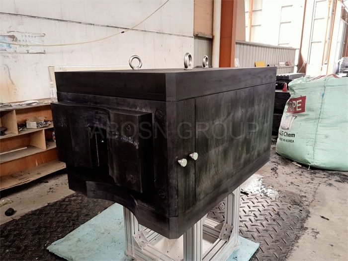 Boron 10% containing polyethylene UHMWPE shielding box