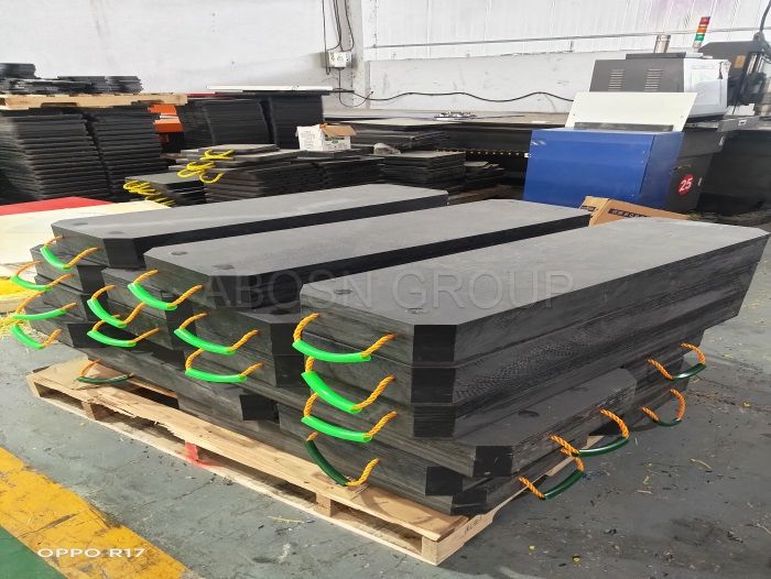 UHMW-PE Crane Mobile outrigger jacking pads