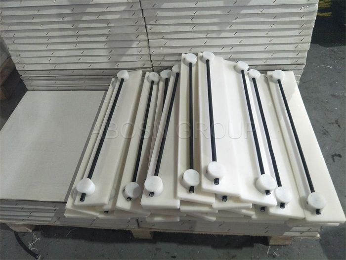 PE white sliding shooting pad with handle/durable hockey shooting pad