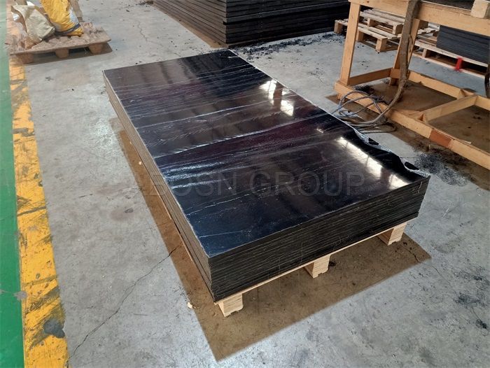 High density polyethylene PE300 grade HDPE Sheet in black color