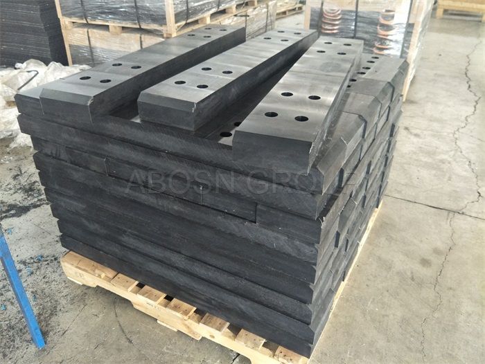 High impact resistant UHMWPE PE polymer amphibious excavator track shoes