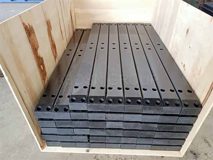 High impact resistant UHMWPE PE polymer amphibious excavator track shoes