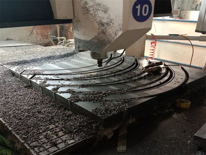 UHMWPE plastic Dust-proof linear guide rail and Carriage for Damper nylon guide rail