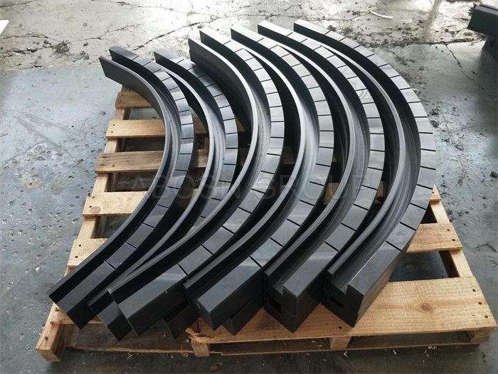 UHMWPE plastic Dust-proof linear guide rail and Carriage for Damper nylon guide rail