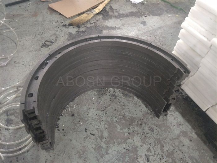 UHMWPE plastic Dust-proof linear guide rail and Carriage for Damper nylon guide rail