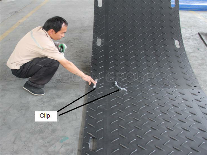 China factory price for ground protection plates HDPE construction road mats