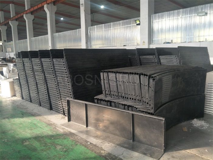 Plastic Soccer Field Wall Dasher Board Playground Barrier Floorball Rink Fence