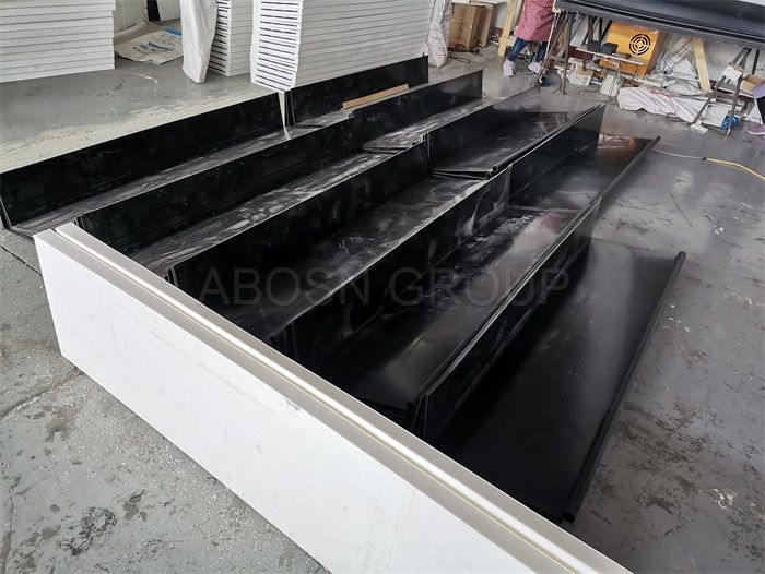 PP melt backyard floorball rink dasher board for practice tiles factory price