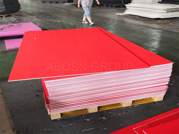 Best Selling Matt Orange Peel Texture HDPE Sheet Three Layers