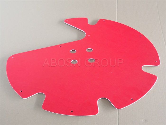 Best Selling Matt Orange Peel Texture HDPE Sheet Three Layers