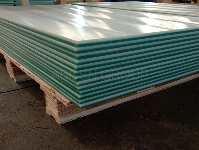 Corrosion Resistant UHMWPE Sheet UHMWPE Plastic Sheet in two color