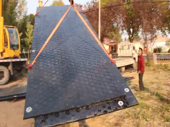 HDPE Construction Rig Mats Hollow Mat Access Trackway for Sale