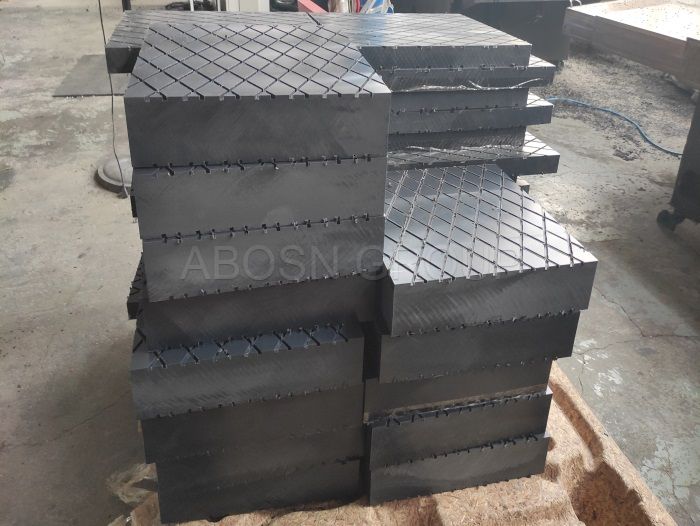UHMWPE HDPE Crane Outrigger Mat with textured surface Manufacturers
