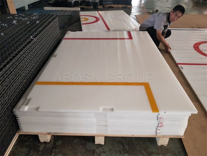 Synthetic Ice Hockey Rink UHMWPE Ice Sheets for Ice Skating