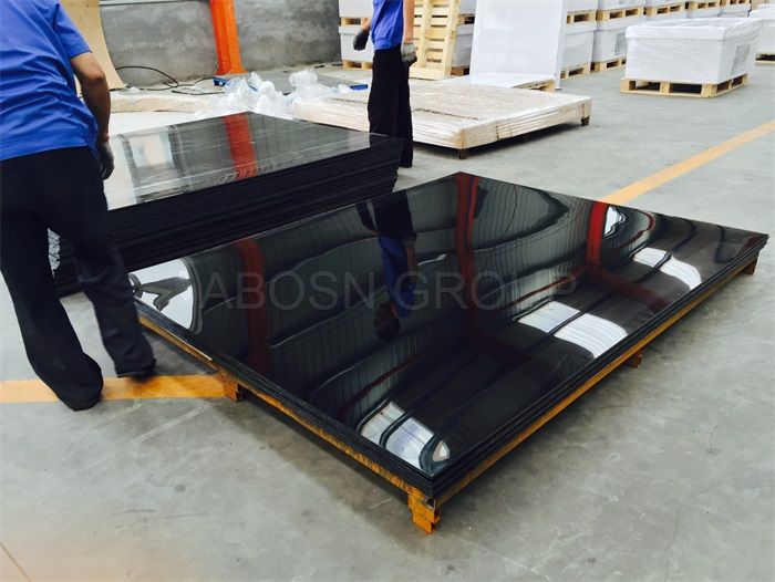 Engineering Plastic White and Black HDPE Plastic Sheets for Maine Factory