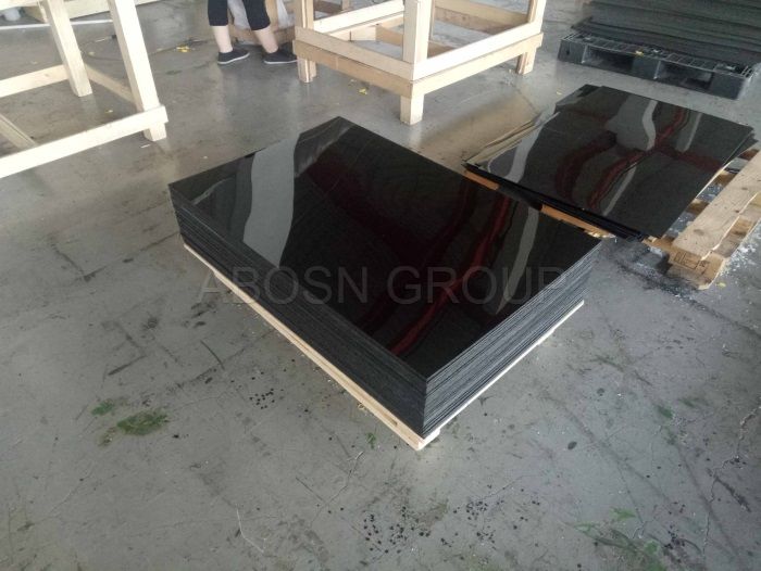 Engineering Plastic White and Black HDPE Plastic Sheets for Maine Factory