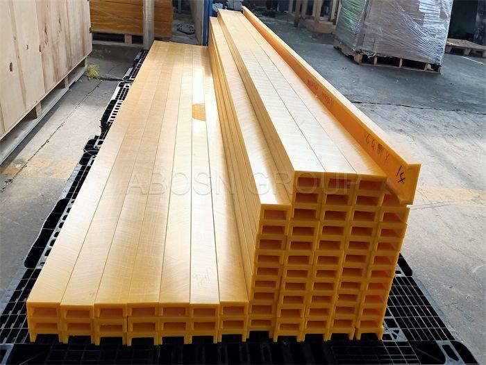 Plastic Rail Guide Tunnel Wear Strips Polyethylene Plastic Wear Strips