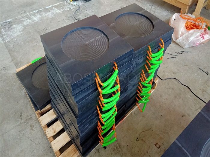 heavy duty uhmwpe outrigger pads for crane