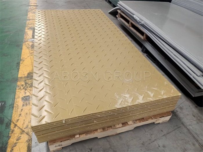 temporary access mats beach access walkway matting in tan color