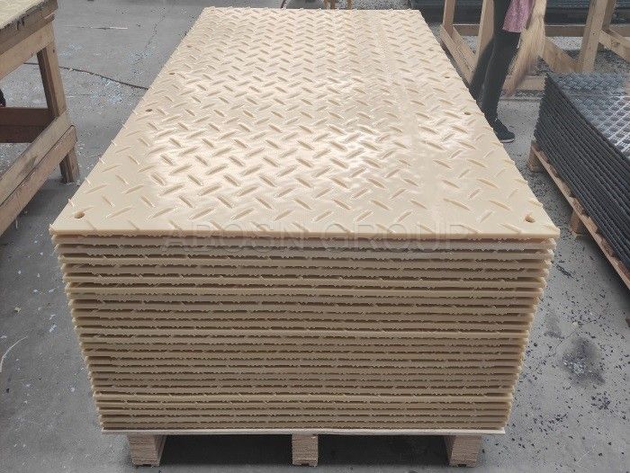 temporary access mats beach access walkway matting in tan color