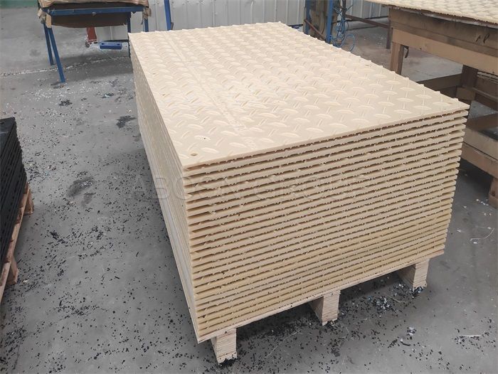 temporary access mats beach access walkway matting in tan color