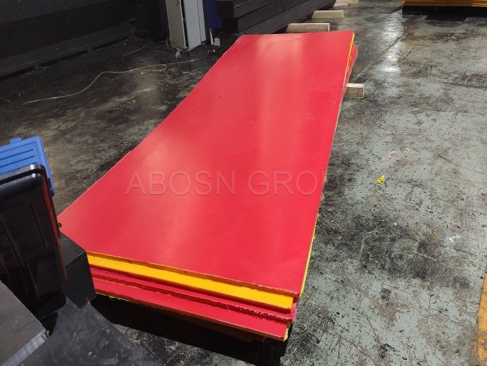 Two Color Engineer Plastic Polymer Sheet PE 1000 Sheet UHMWPE Sheet