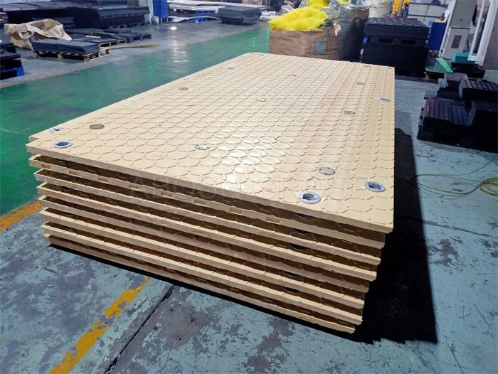 hdpe swamp mats with 108mm thickness for gas site