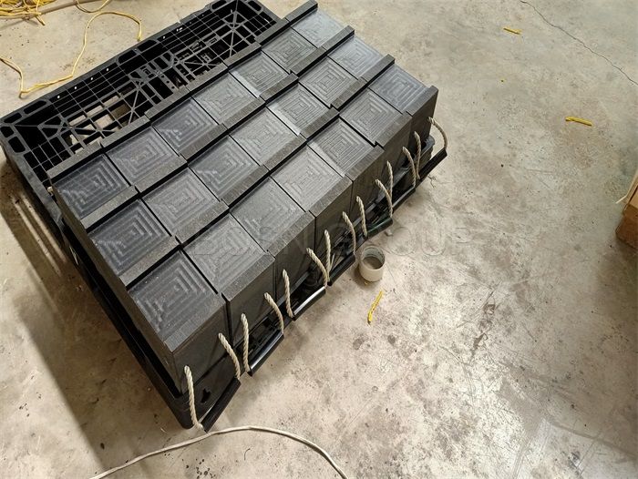 plastic ground cribbing pads outrigger block