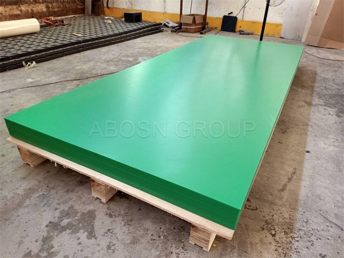virgin green uhmpwe Sheet Made from Natural Polyethylene Material