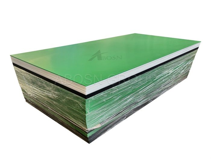 virgin green uhmpwe Sheet Made from Natural Polyethylene Material